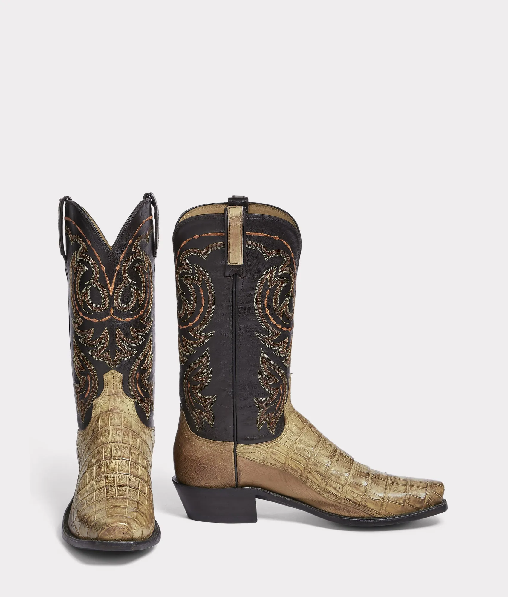 Douglas :: Tan Waxy Camo Boots