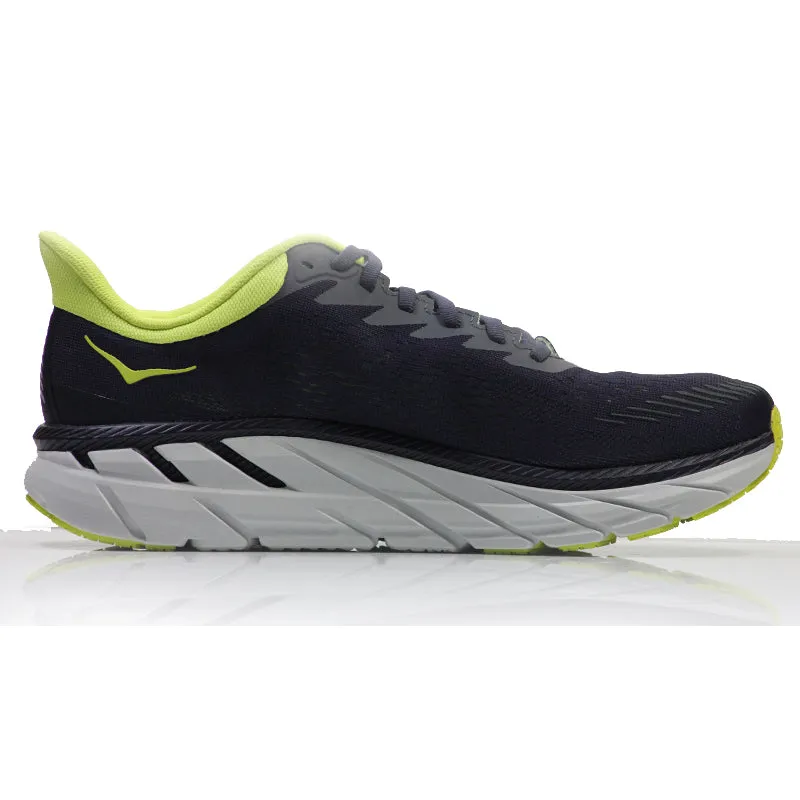 Hoka One One Clifton 7 Men's Running Shoe - Odyssey Grey/Evening Primrose Best Recovery Running Shoes