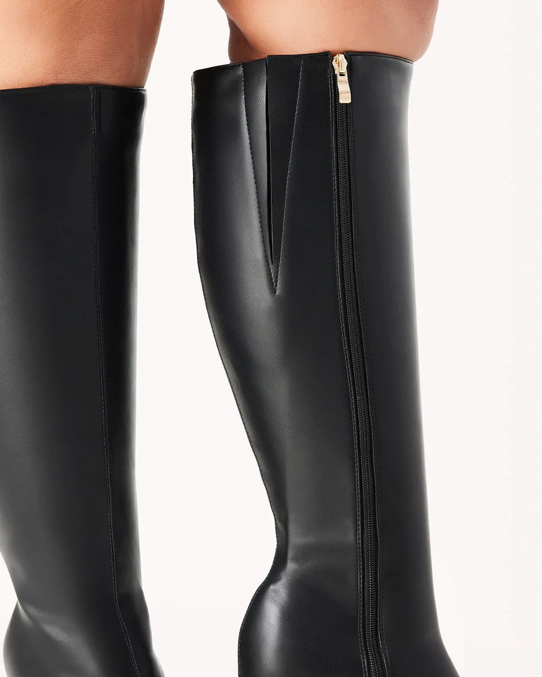 YOSHIKO EXTENDED CURVE - BLACK Franco Fortini Boots