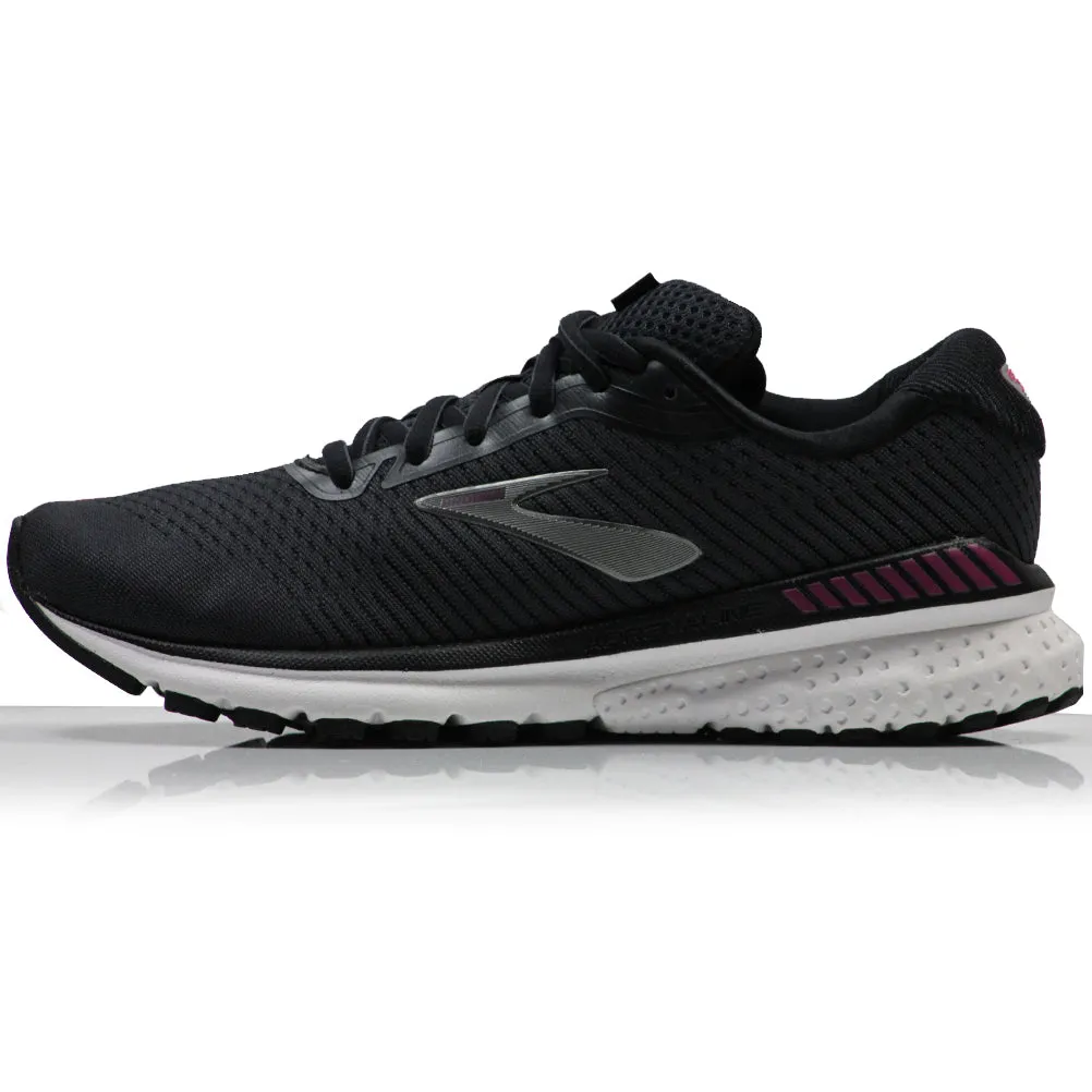 Brooks Adrenaline GTS 20 Women's Running Shoe - Black/White Nitro Run Shoes