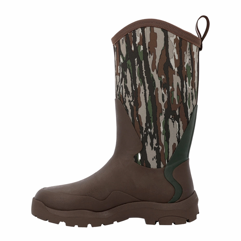 Winter Waterproof Snow Boots Bone Collector Pathfinder Camo Round Toe Pull On Boots