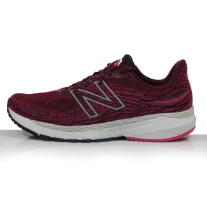 Running Shoes For Overpronators New Balance 860v12 Women's Running Shoe - Garnet/Pink glo