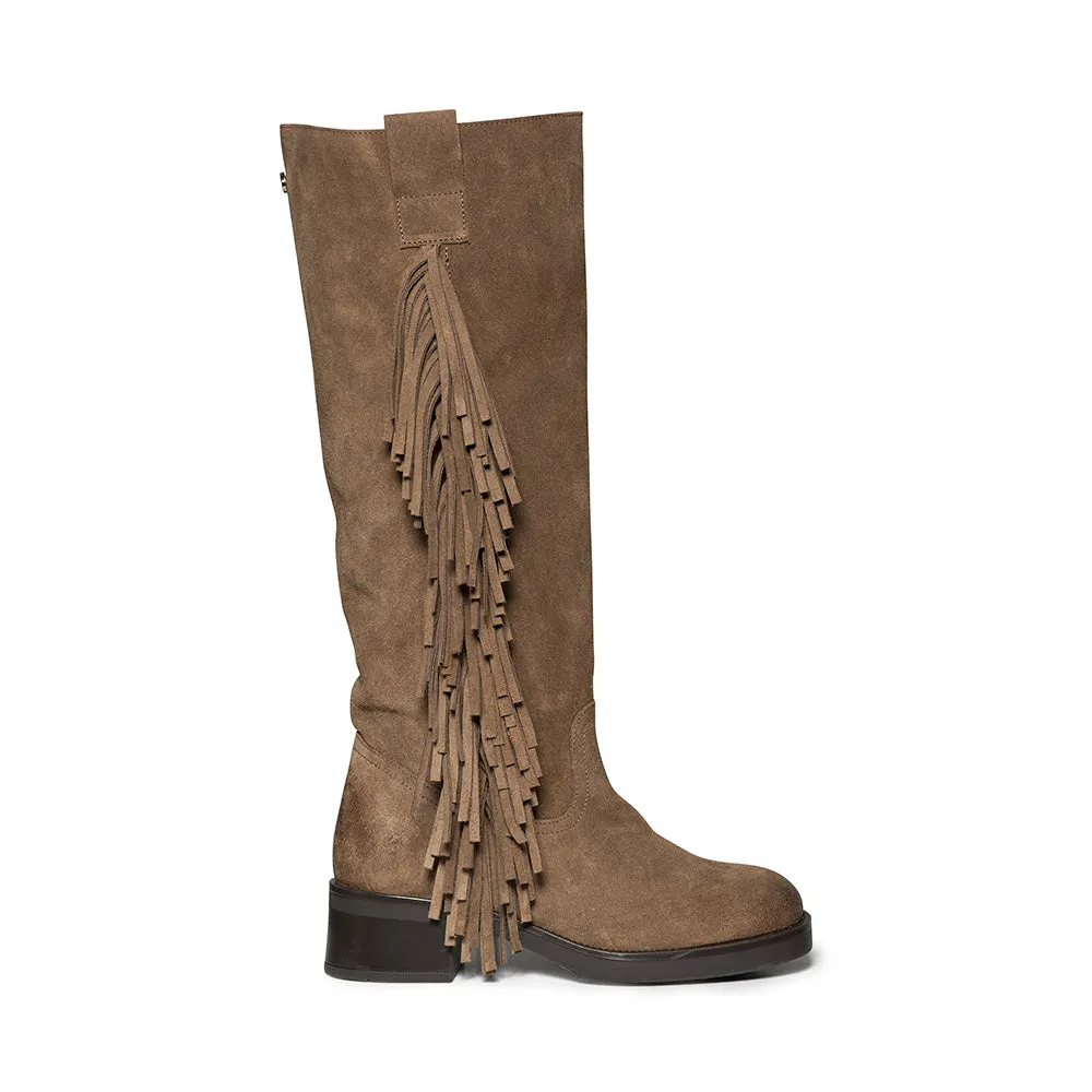 Banner-F Boot TAUPE SUEDE Rubber Boots Short