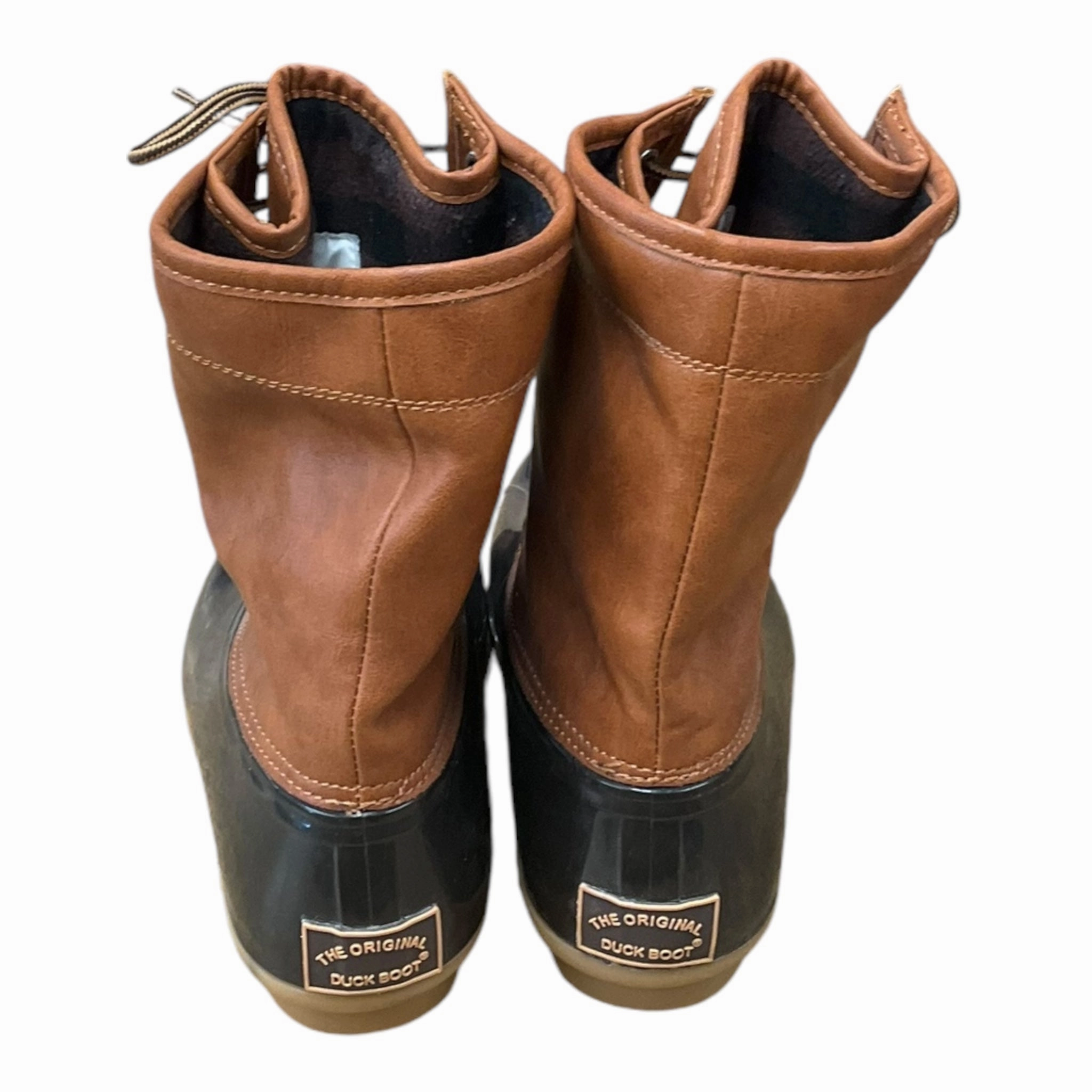 Boots Snow By Clothes Mentor In Green & Tan, Size: 9 Thousand Mile Boots
