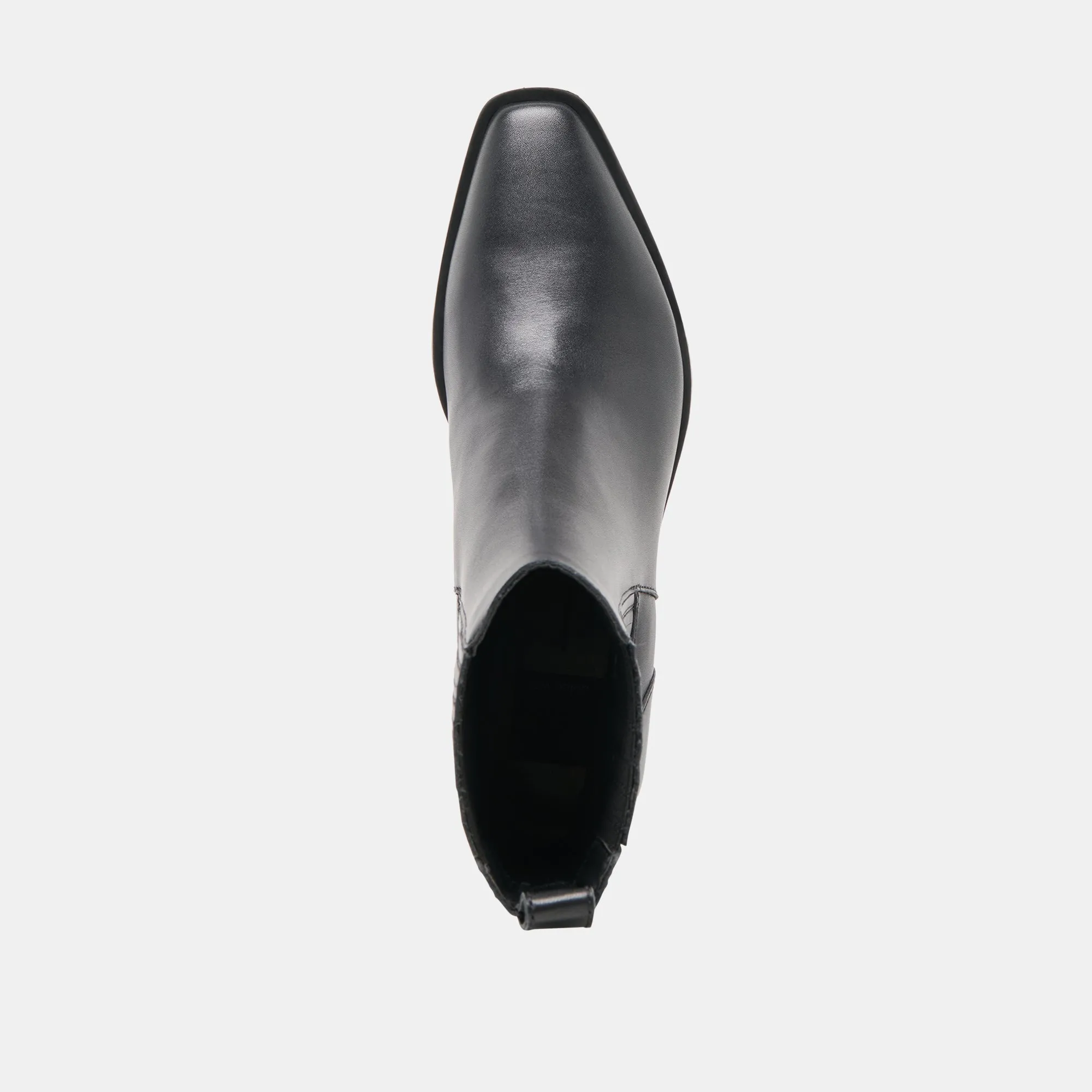 FAINT H2O BOOTIES BLACK LEATHER Platform Leather Boots