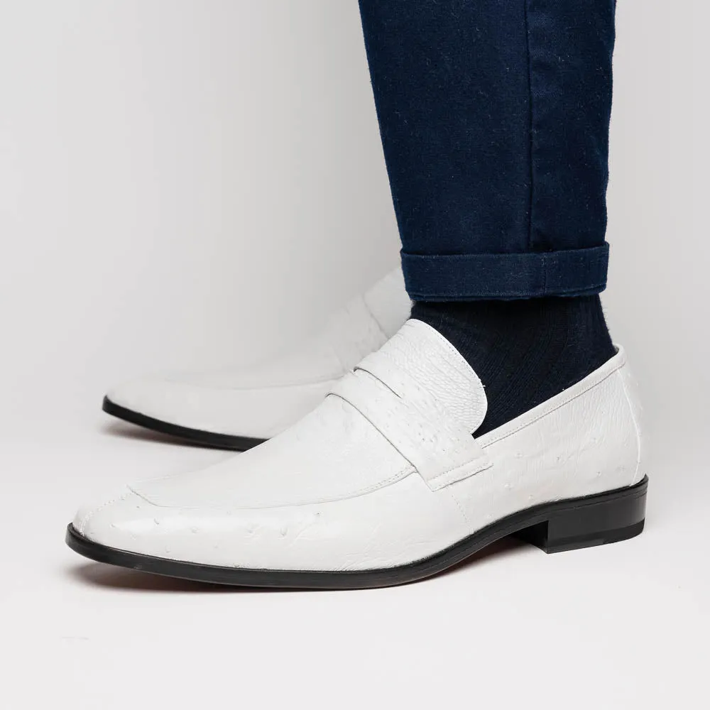 Fangio White Teddy Loafers