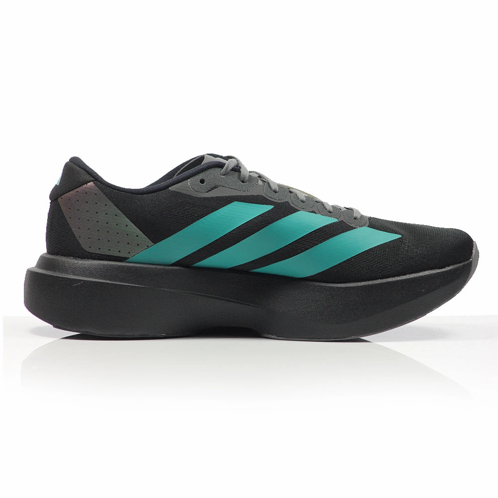 Best Running Shoes Wide adidas Adizero Evo SL Men's Running Shoe - Black/Purtea/Green