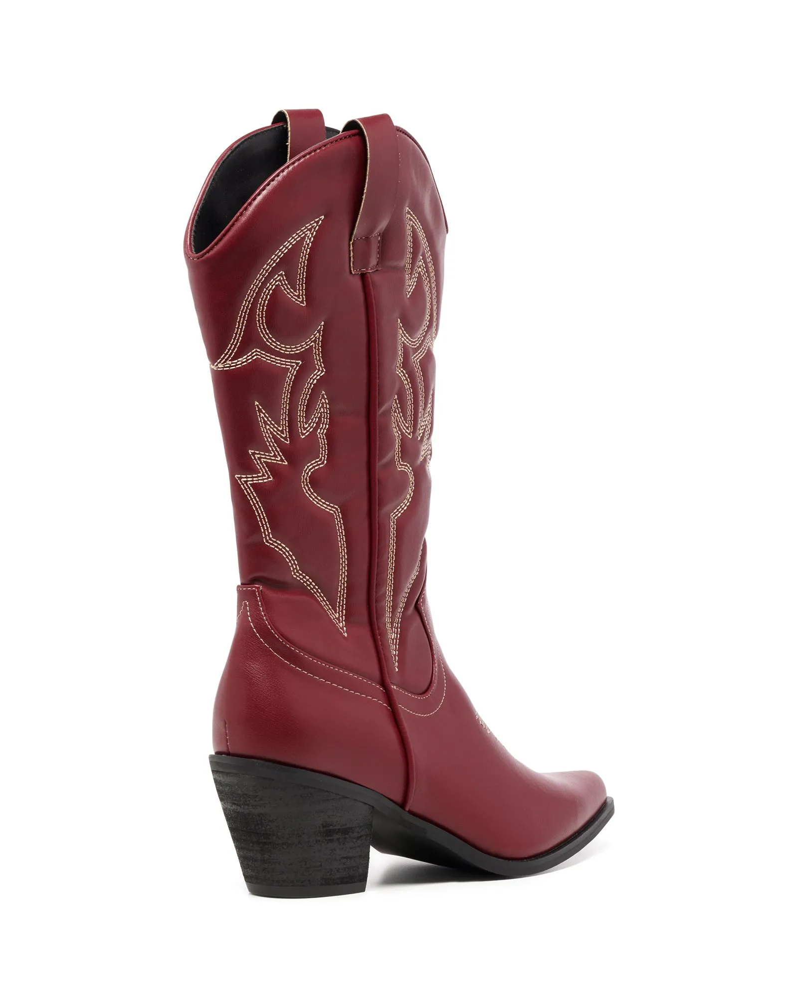 Clayton Cowboy Boot Cherry Jaron Boots Ennis