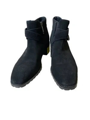 Ankle Boots Wedge Heels Boots Ankle Flats By Blondo In Black, Size: 9.5