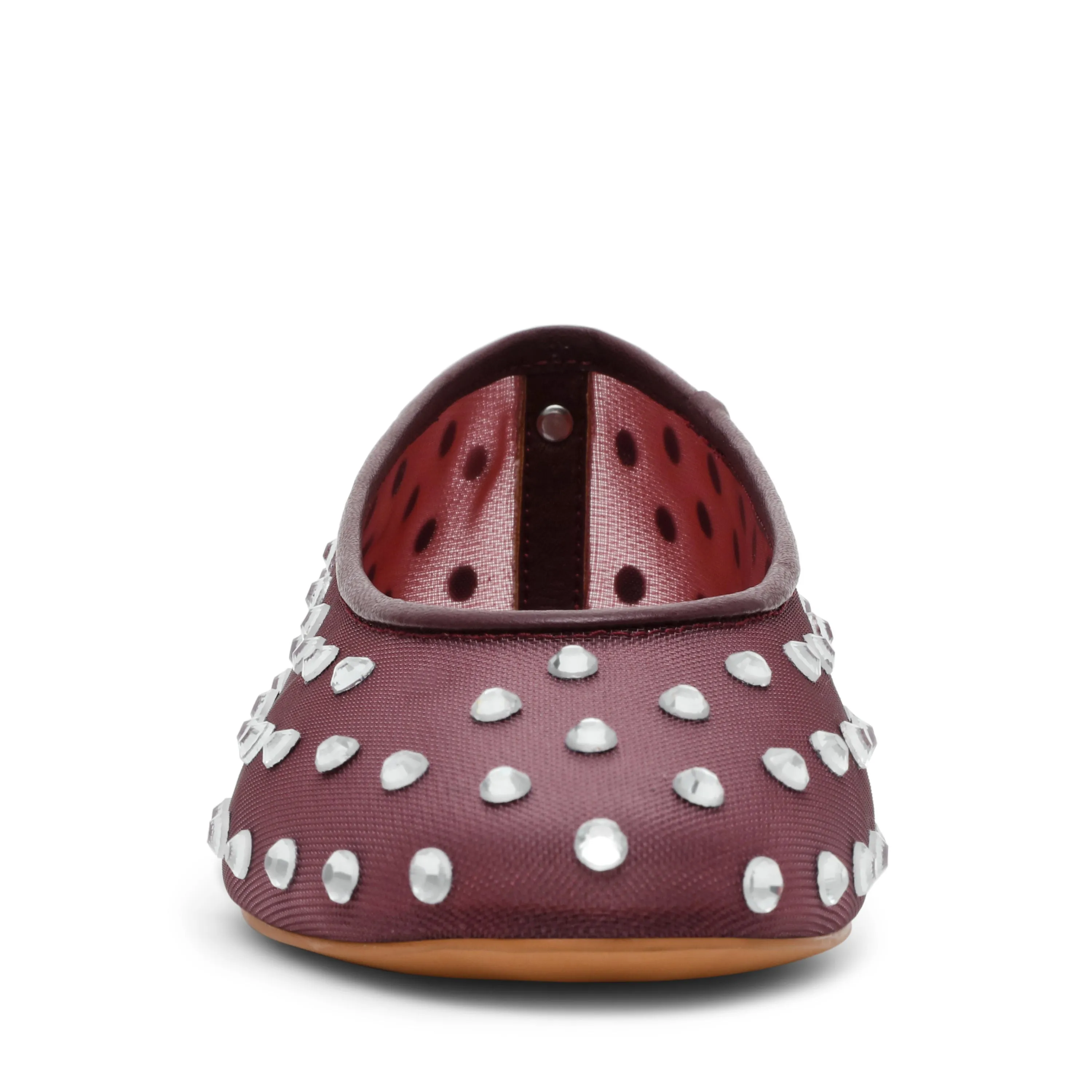 Comfy Flat Shoes For Walking Viv Flat Shoe DK CHERRY LACQ