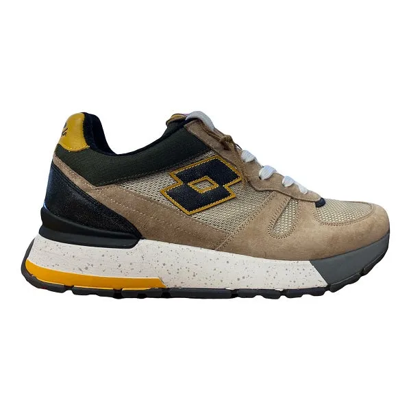 Fringe Sneakers Lotto Leggenda Tokyo Shibuya Net 217865 97K cammello-nero