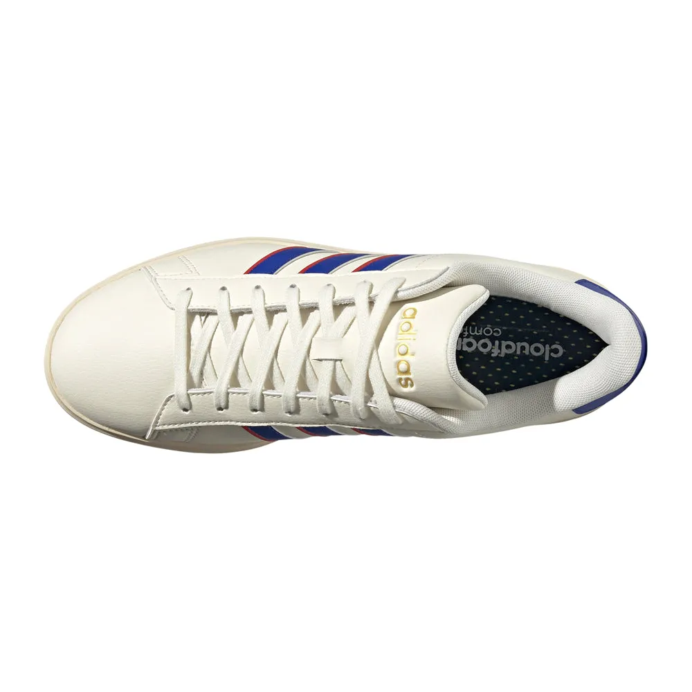 White Wedge Tennis Shoes Grand Court 2.0 Sneakers