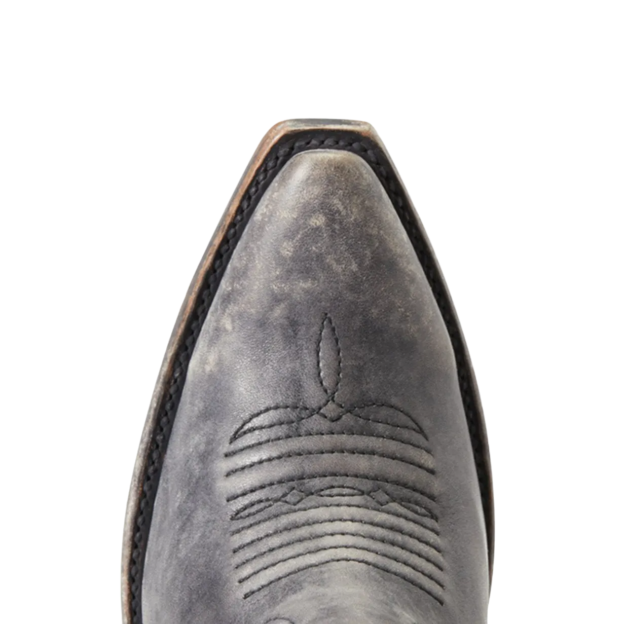 Women's Wide Shaft Cowboy Boots Ariat Ladies Hazel Black & Silver Metallic Snip Toe Booties 10040393