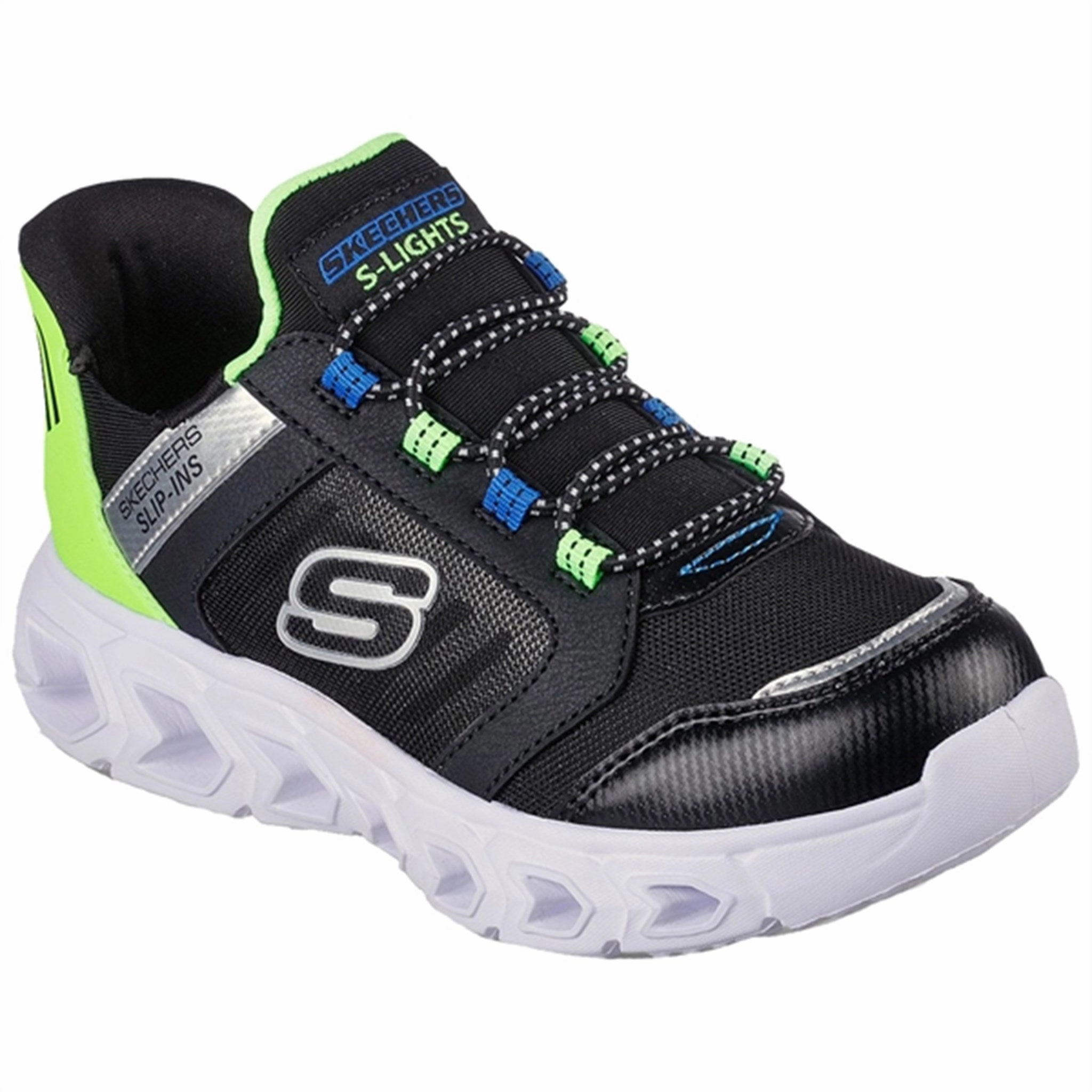 Skechers Hypno-Flash 2.0 Sneakers Black Lime Best Sneakers Store Online
