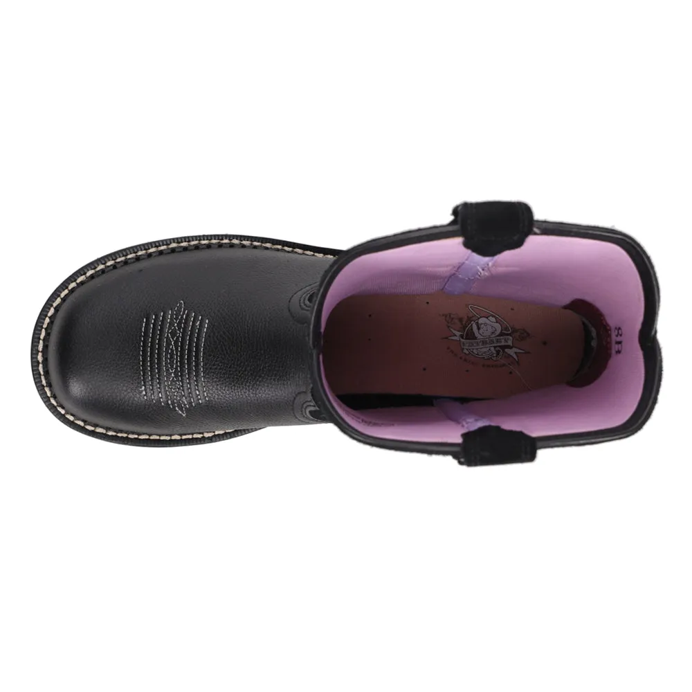 Fatbaby II Embroidered Round Toe Cowboy Booties Japanese Boots