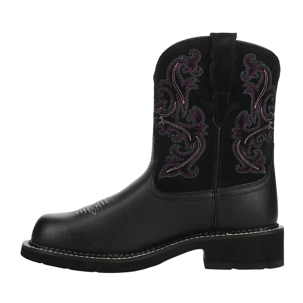 Technica Boots Fatbaby II Embroidered Round Toe Cowboy Booties