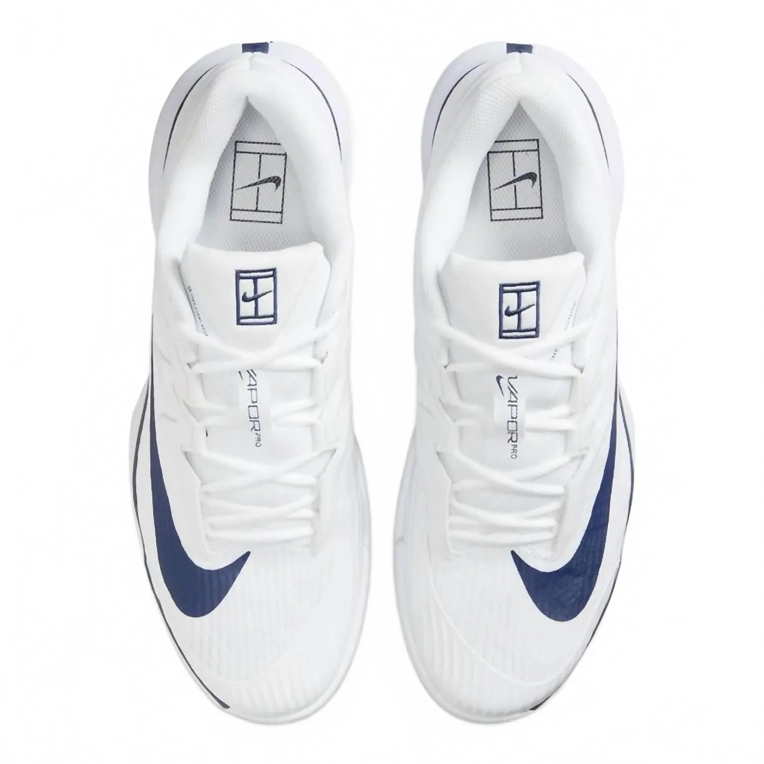 Tennis Shoes For Teenagers Men's Zoom Vapor Pro 3 Premium Hard Court Tennis Shoes In White/midnight Navy