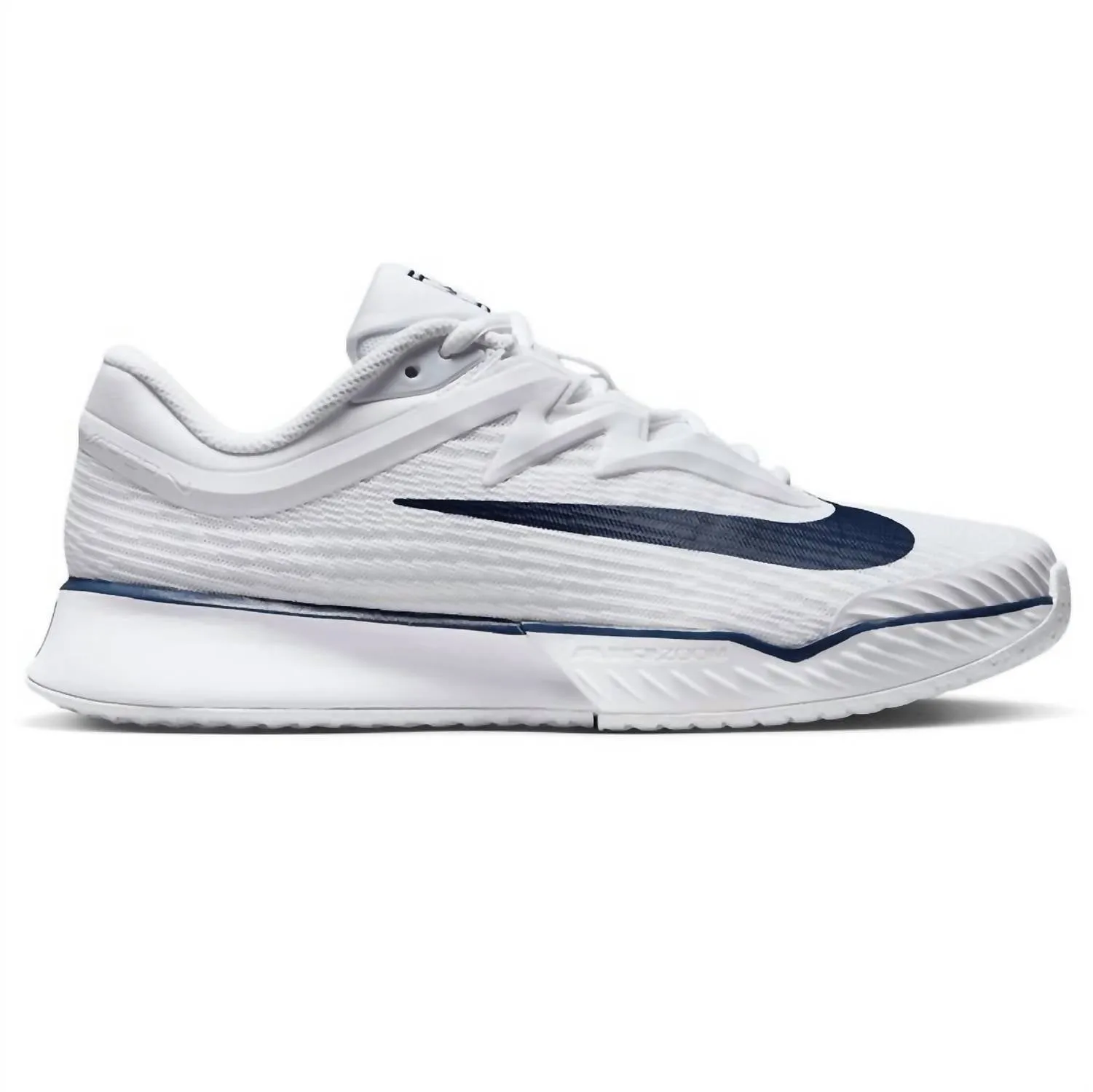 Valentino Garavani Tennis Shoes Men's Zoom Vapor Pro 3 Premium Hard Court Tennis Shoes In White/midnight Navy