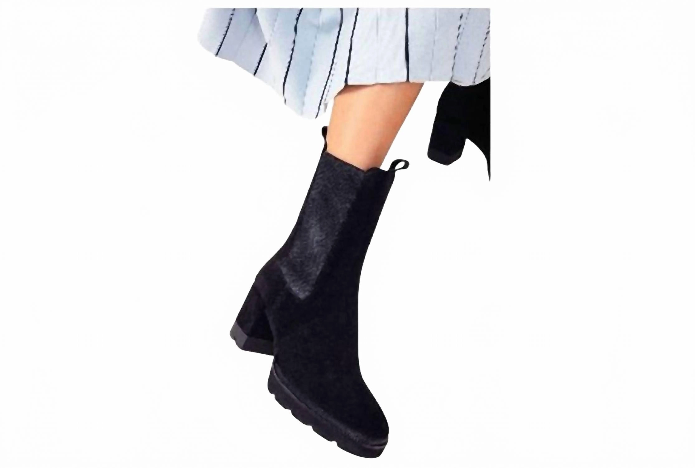 Open Toed Boots Crosta Negro Boots In Black