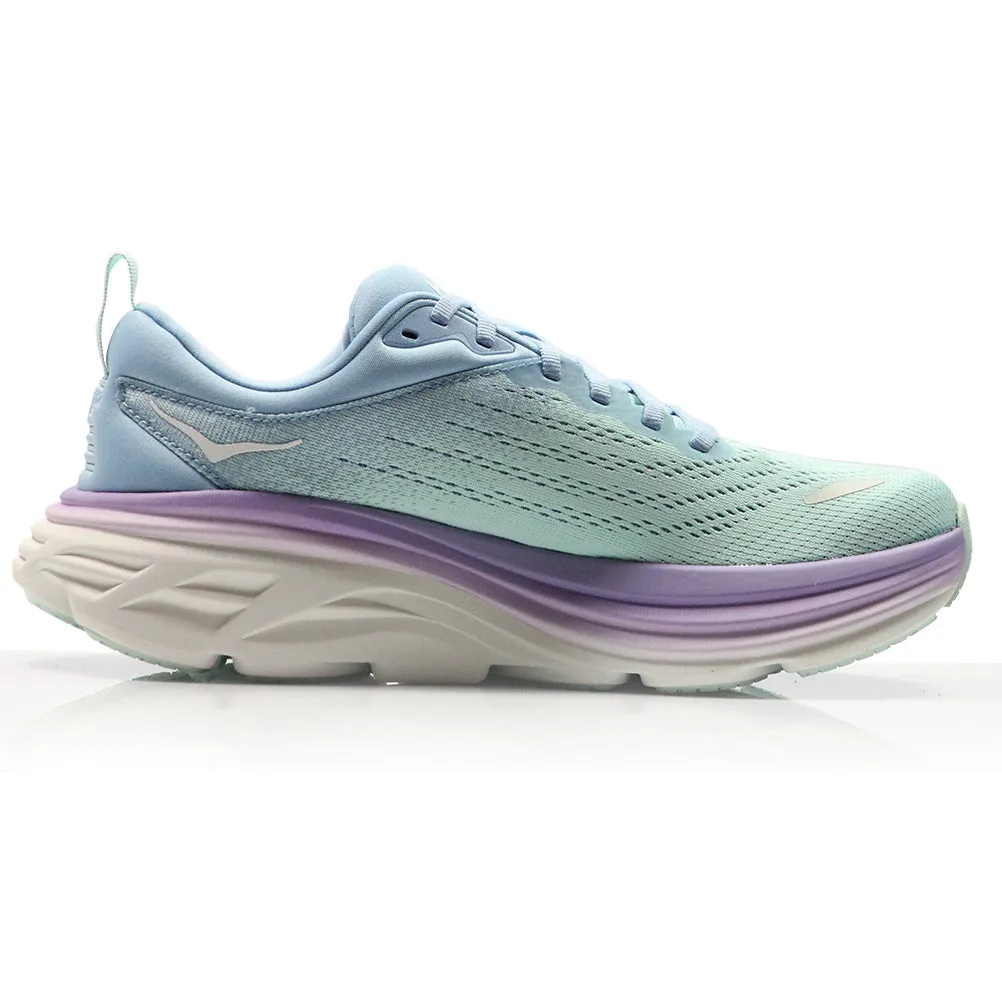 Company Stock Hoka One One Bondi 8 Women's Running Shoe - Airy Blue/Sunlit Ocean