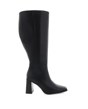 CASTON CURVE - BLACK Fuzzie Boots