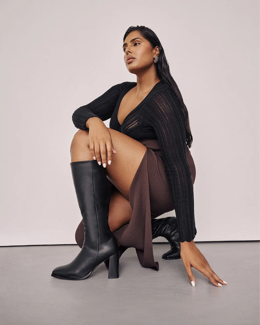 Minnetonka Boots CASTON CURVE - BLACK