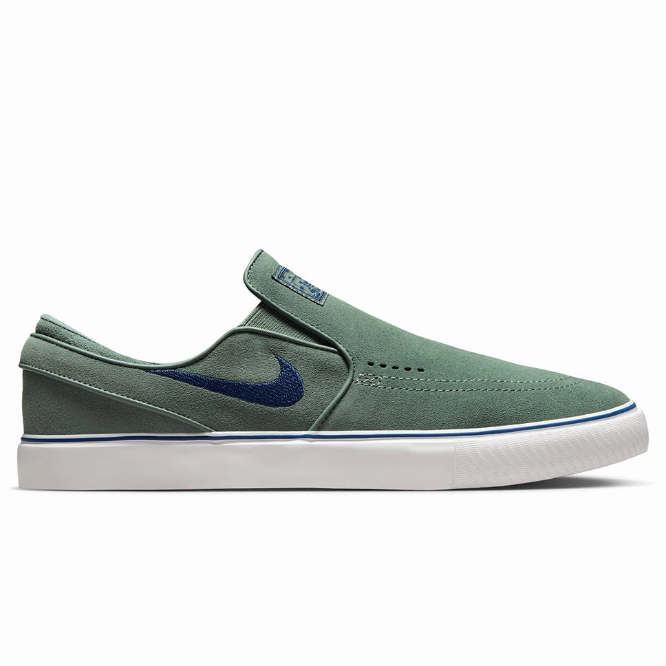 Nike SB Janoski Slip  Clay Green Shoes Brown Slip On Loafers