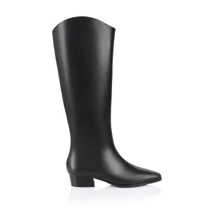 Cowboy Boots For Working Canterbury Knee High Boots - Black