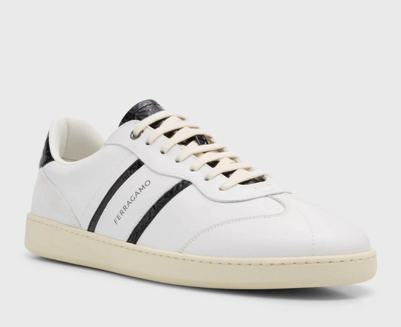 Ferragamo Achille 2 Leather Sneakers Nike Kobe Sneakers