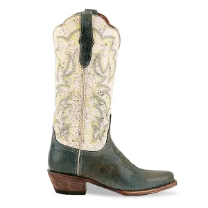 Cherokee Boots Ferrini Women's Candy Teal Leather Sole