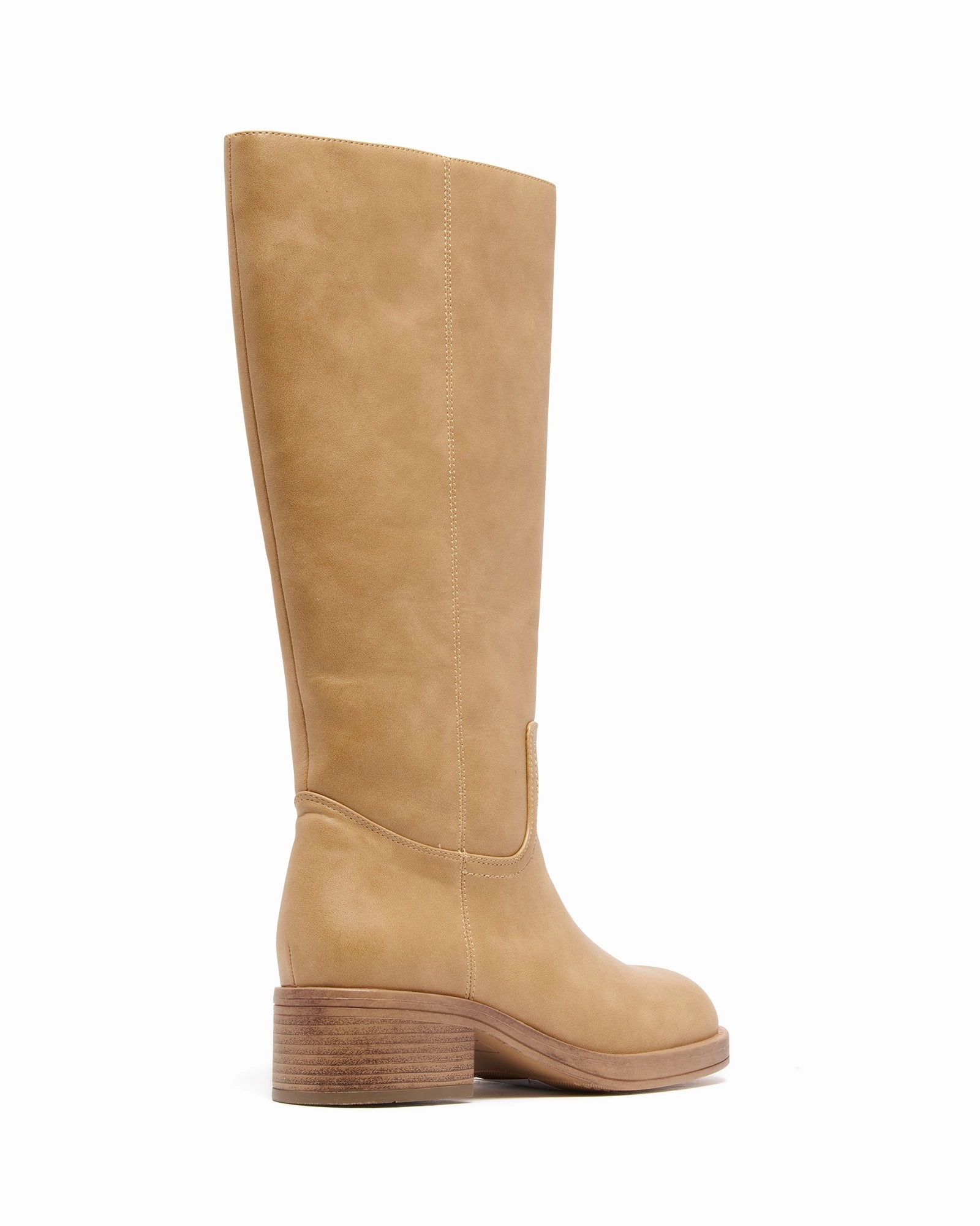 Chunky Knee High Boots Fever Tall Boot Natural