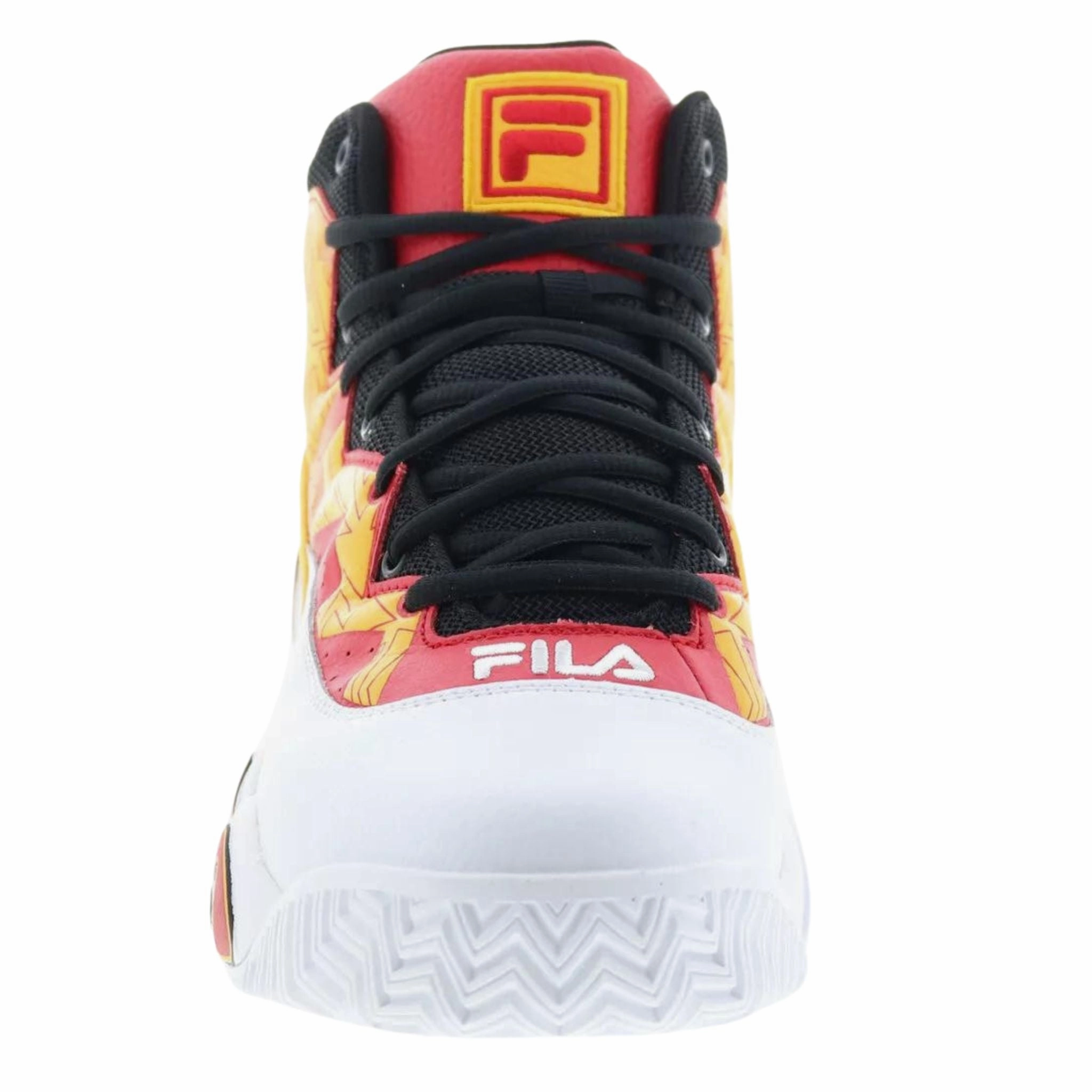 Fila Men's 1BM01746- 123  MB Jamal Mashburn White Gold Fusion Red Retro Basketball Shoes Waves Basketball Shoes