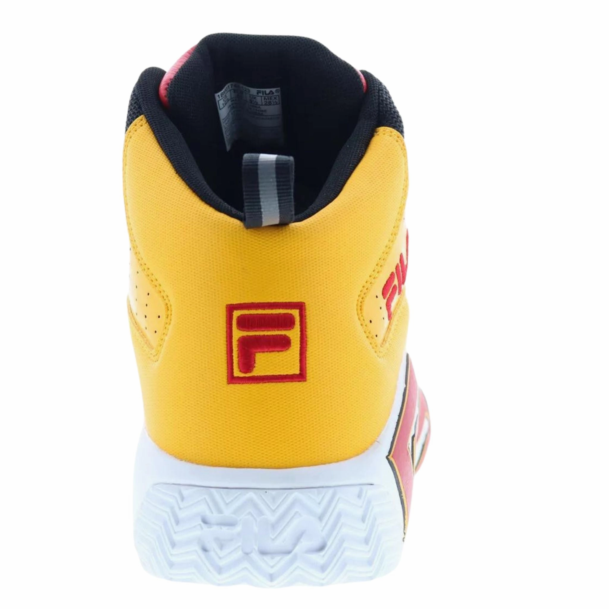 Best Basketball Shoes 2015 Fila Men's 1BM01746- 123  MB Jamal Mashburn White Gold Fusion Red Retro Basketball Shoes