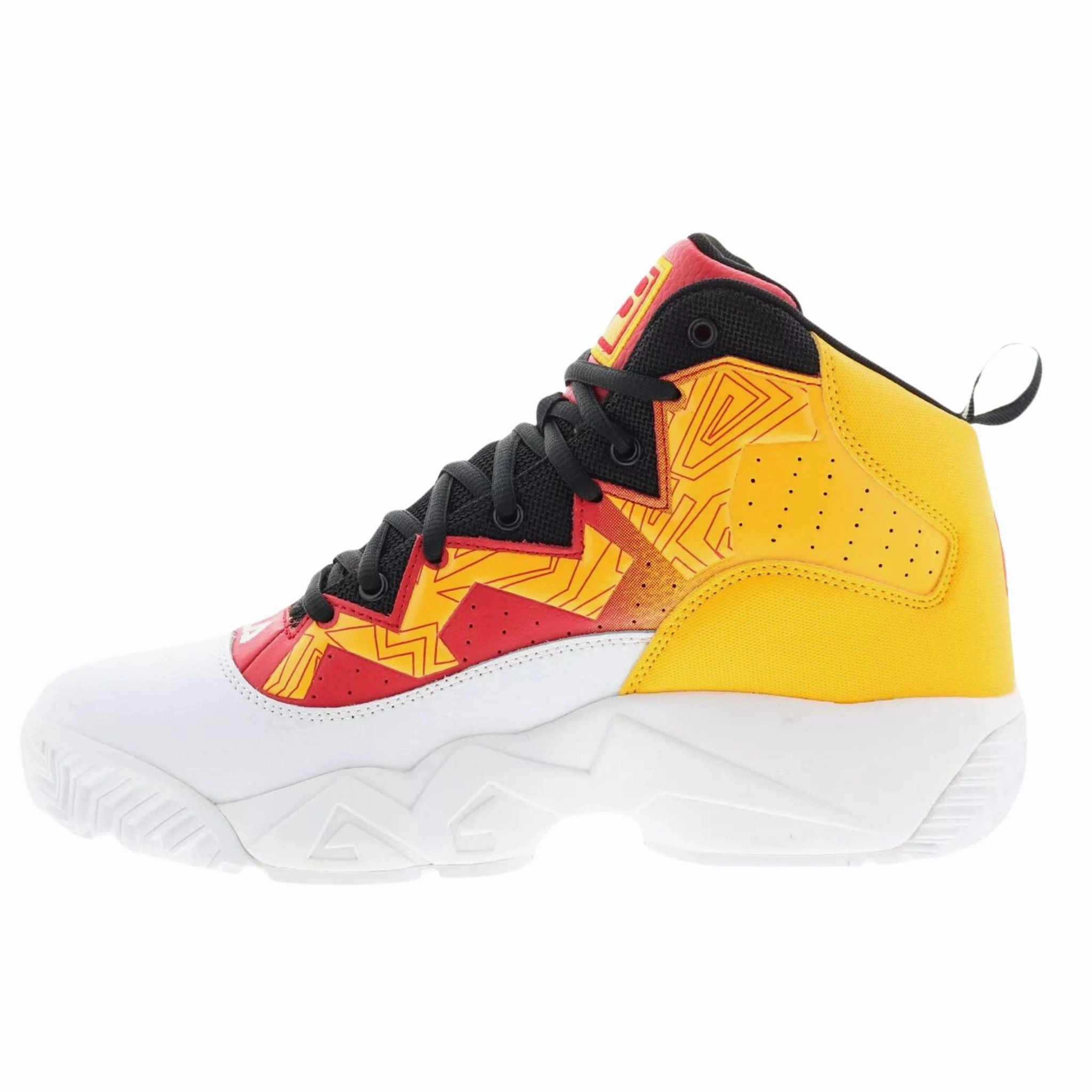 Basketball Shoes Grinch Fila Men's 1BM01746- 123  MB Jamal Mashburn White Gold Fusion Red Retro Basketball Shoes