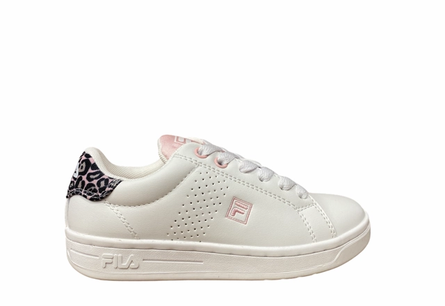 All White Nursing Sneakers Fila scarpa sneakers da ragazza Crosscourt 2 1011115.94F bianco