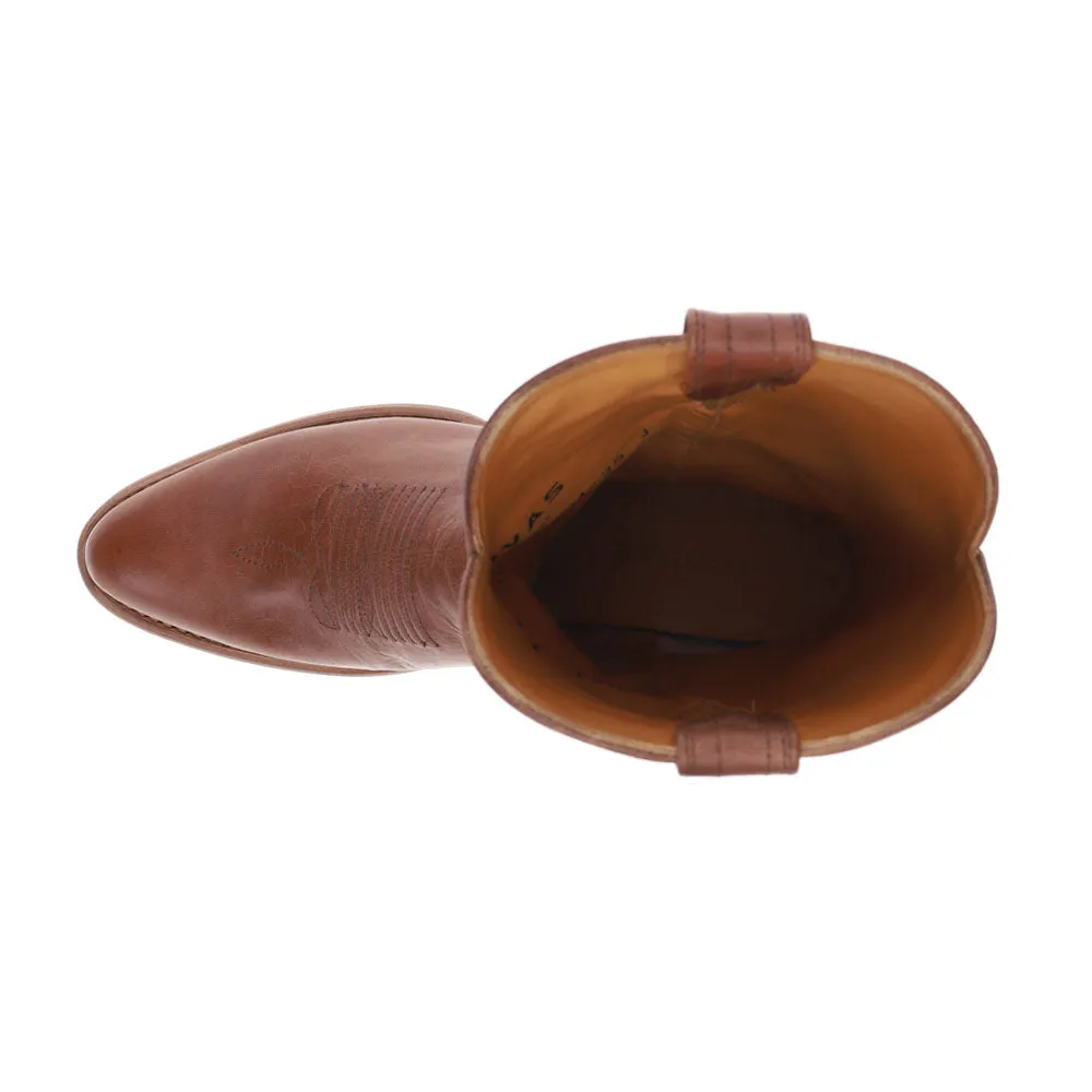 The Jamie Round Toe Cowboy Boots Leather Hiker Boots