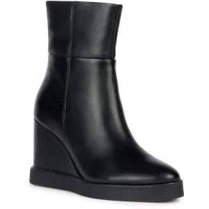 Suede Ankle Boots Geox D Eildea Wedge B Ankle Boots