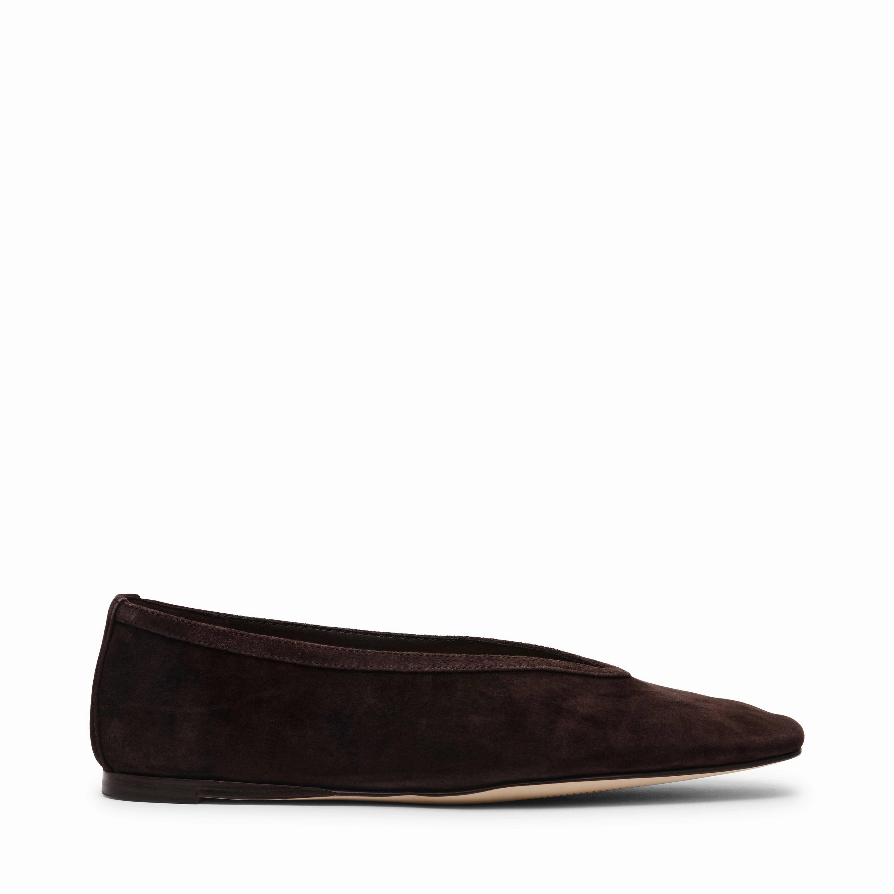 Leni Flat Shoe BROWN SUEDE Best Shoes Flat Footed People