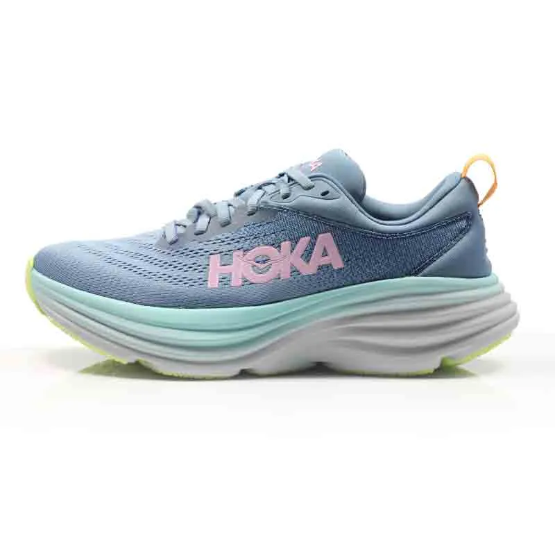 High End Running Shoes Hoka One One Bondi 8 Women's Wide Fit Running Shoe - Shadow/Dusk