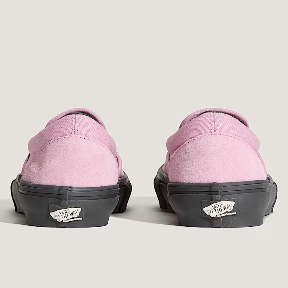 Vans Skate Slip-On Pink Black Shoes Knee High Slip On Boots