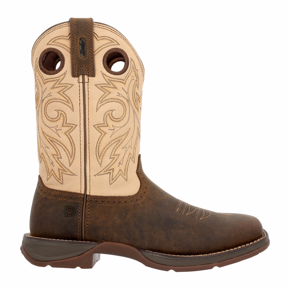 Ats Boots Rebel by Durango Saddle Up Square Toe Pull On Cowboy Boots