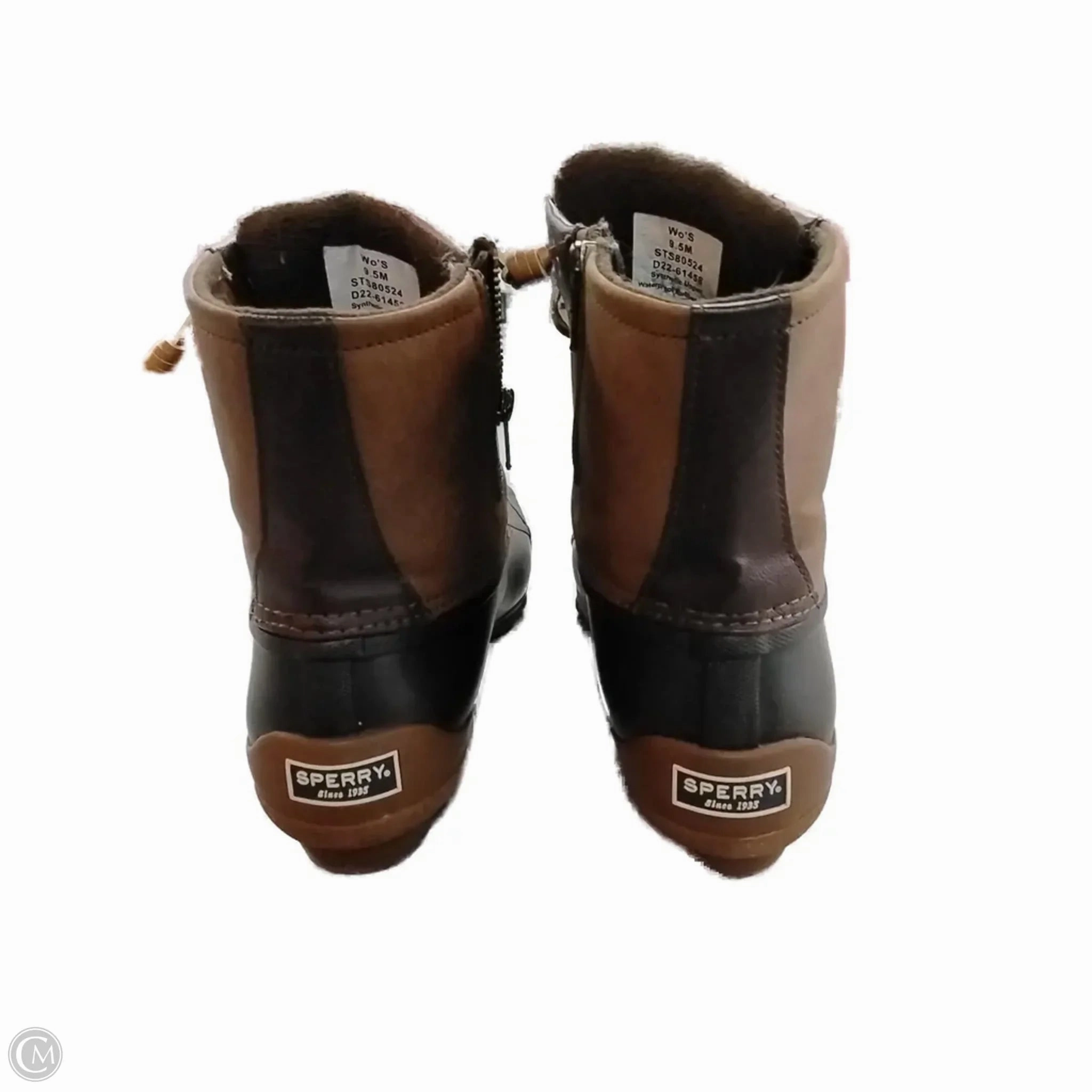 Boots For Horseback Riding Boots Snow By Sperry In Black & Brown, Size: 9.5