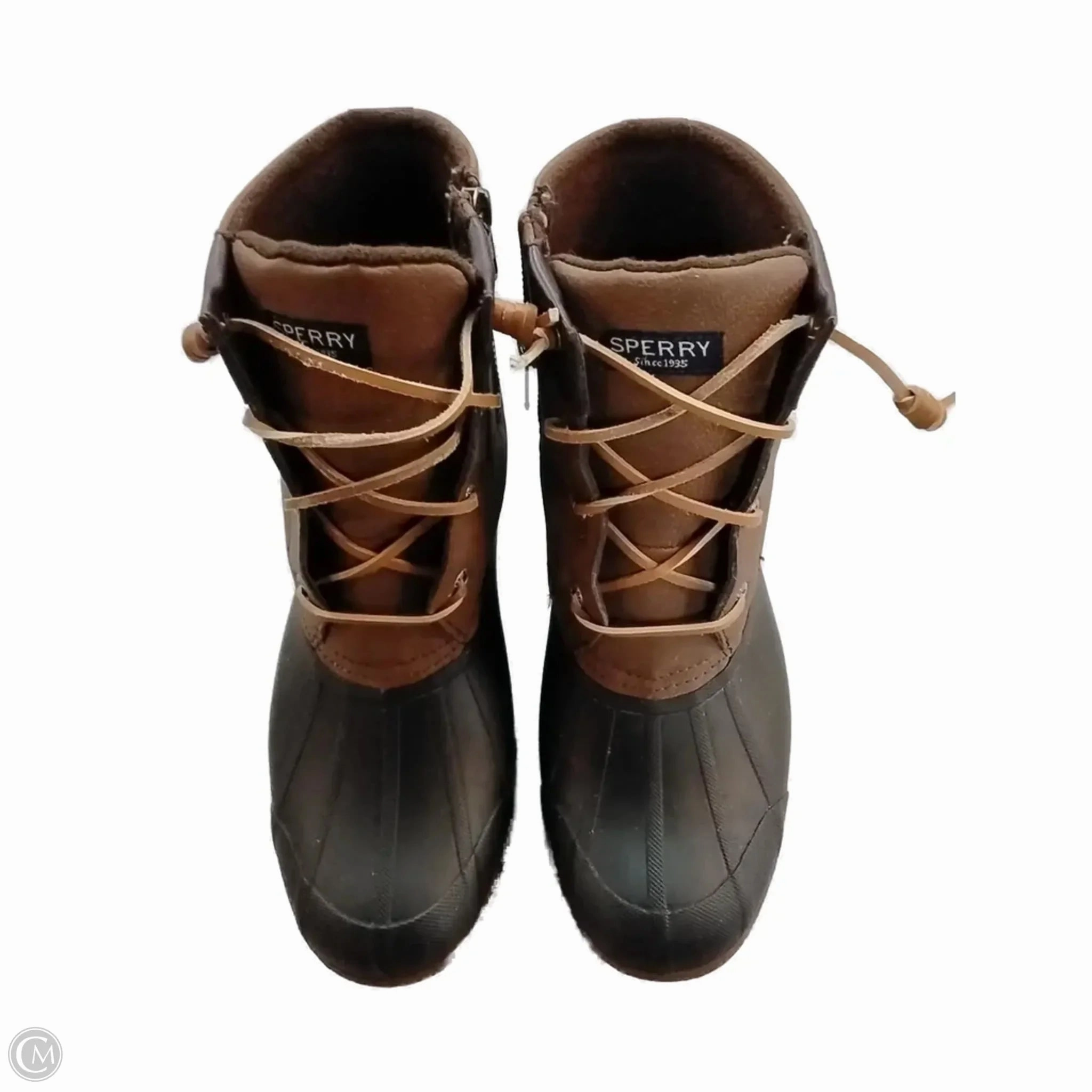 Boots Snow By Sperry In Black & Brown, Size: 9.5 Allen Chelsea Boots