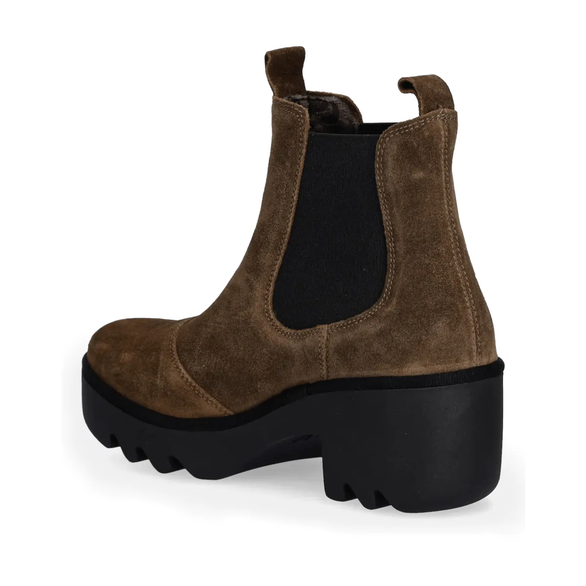 Boots Leather Ankle Fly London Women's TRIG514FLY Elephant Oil Suede