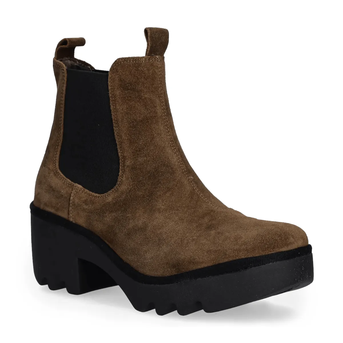 Fly London Women's TRIG514FLY Elephant Oil Suede Lucchese Cherry Boots