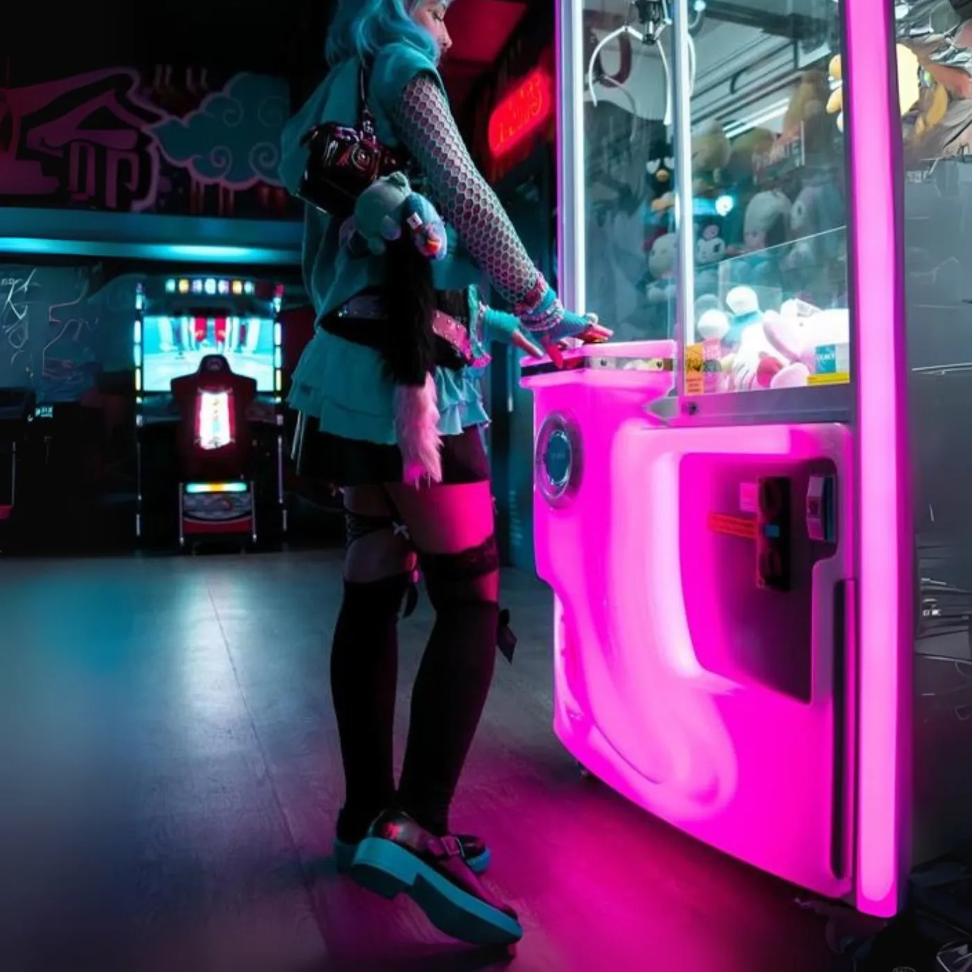 The Hatsune Miku Mary Janes - Black Flat Salsa Shoes