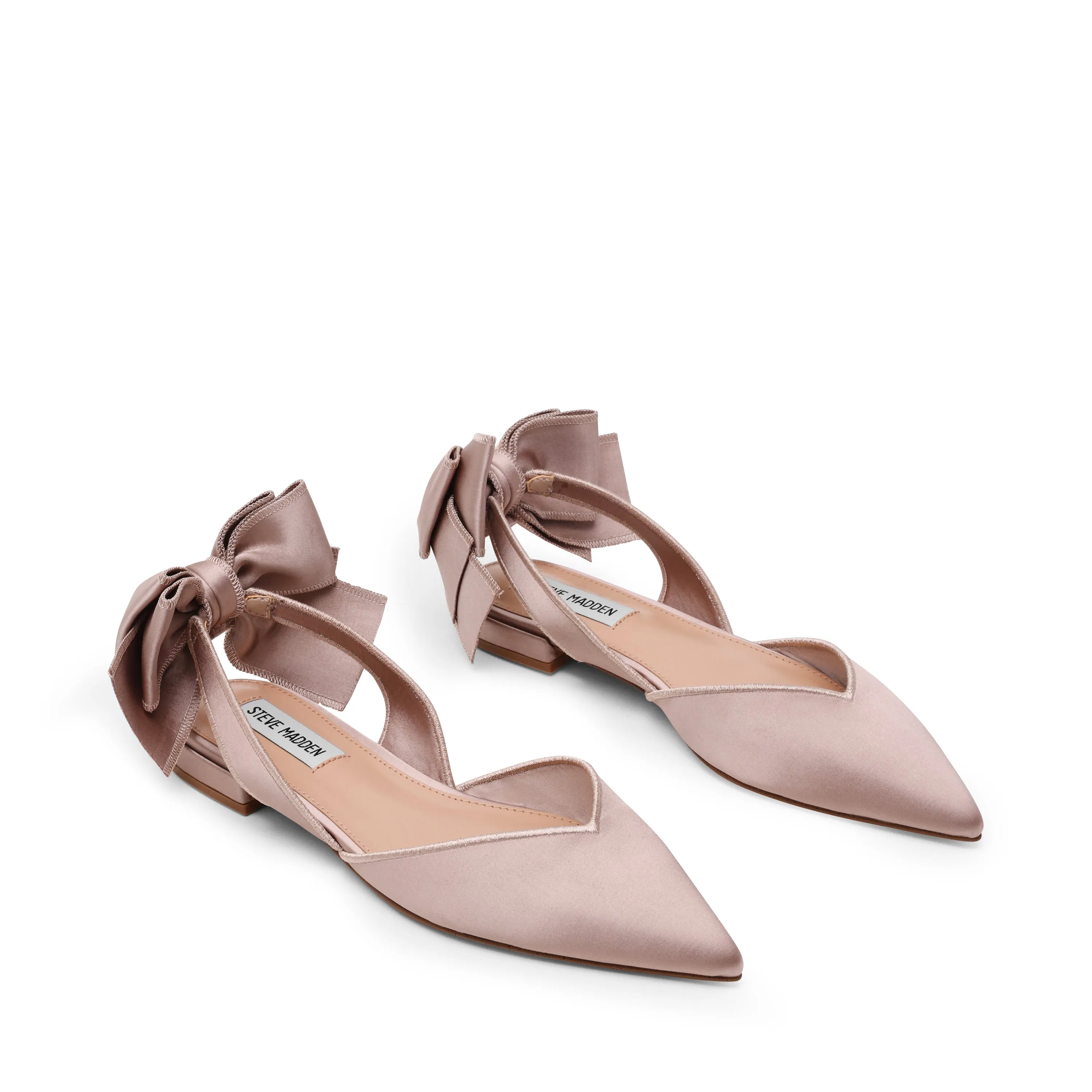 Flat Foot Underpronation Shoes Synthia Flat Shoe TAUPE SATIN