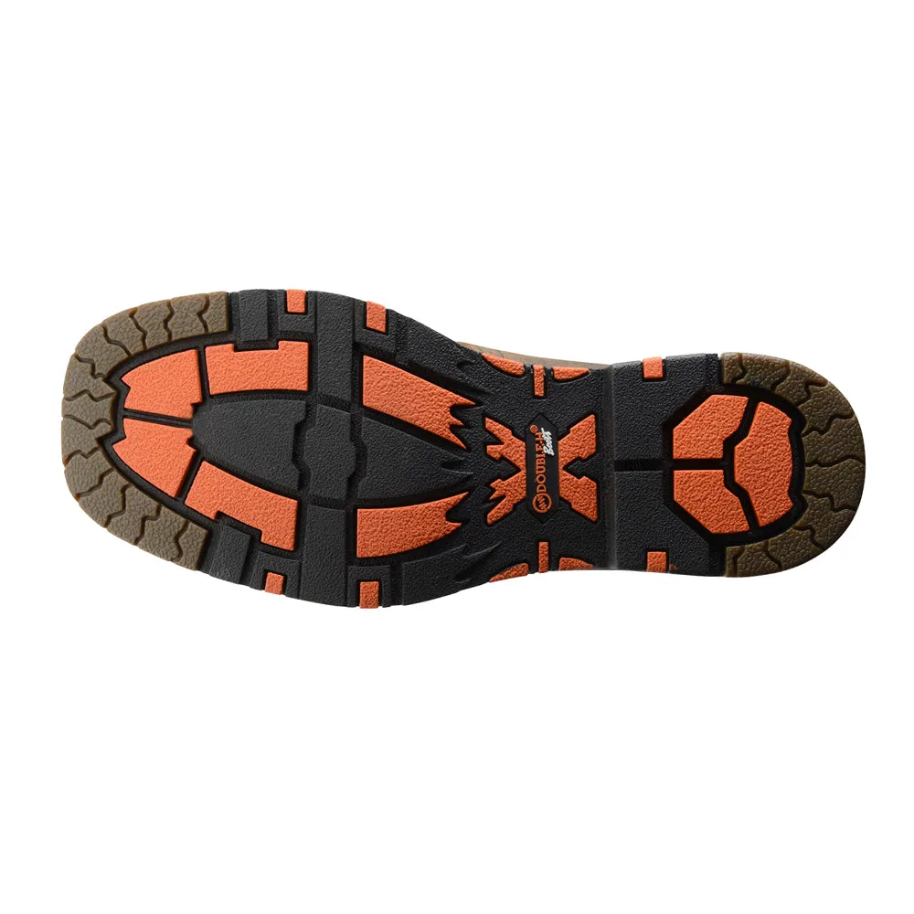 NULL Dress Boots Isaac WorkFlex 12 Inch Embroidered Slip Resistant Composite Toe Work Boots