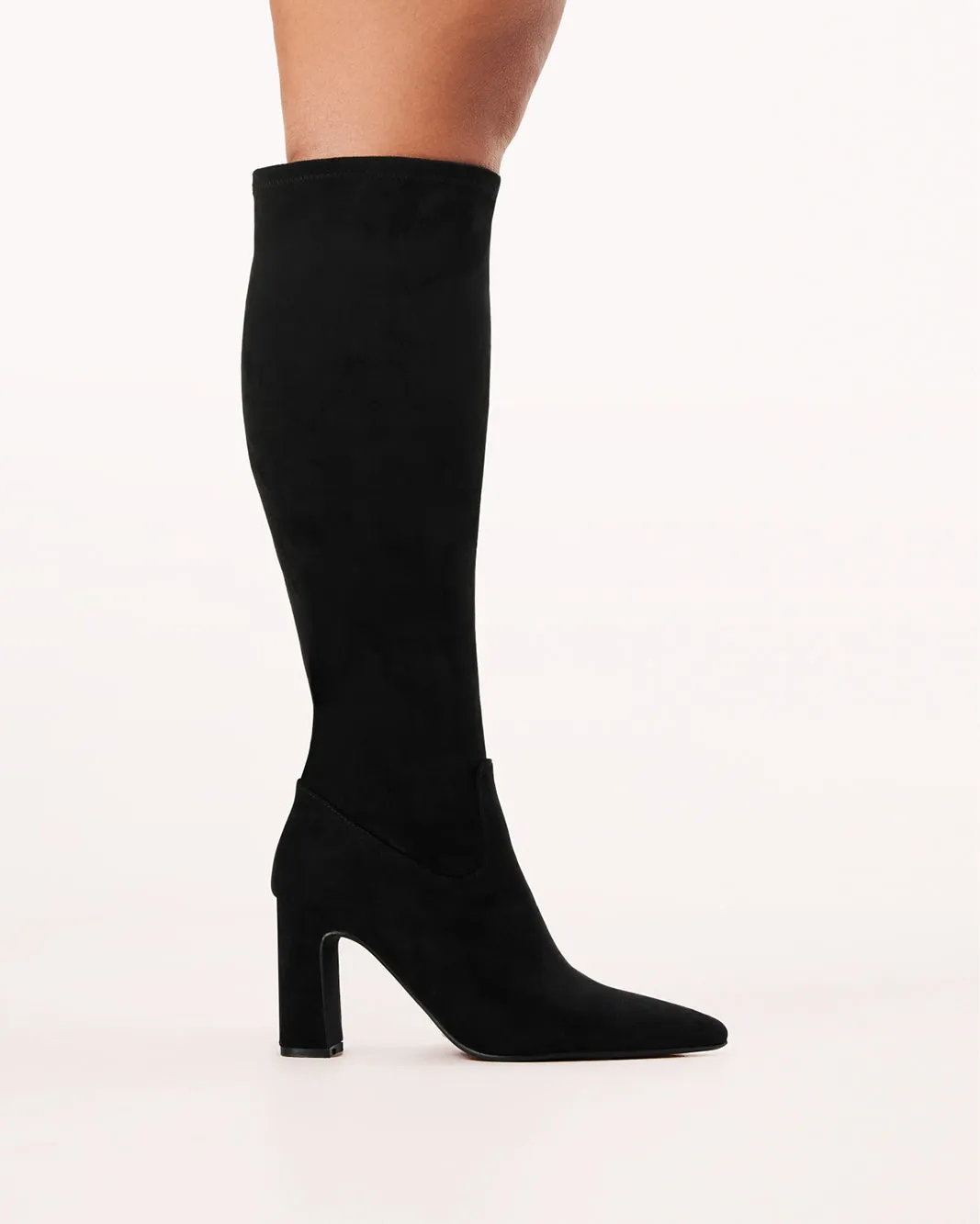 FREDDY CURVE - BLACK SUEDE Alegria Boots
