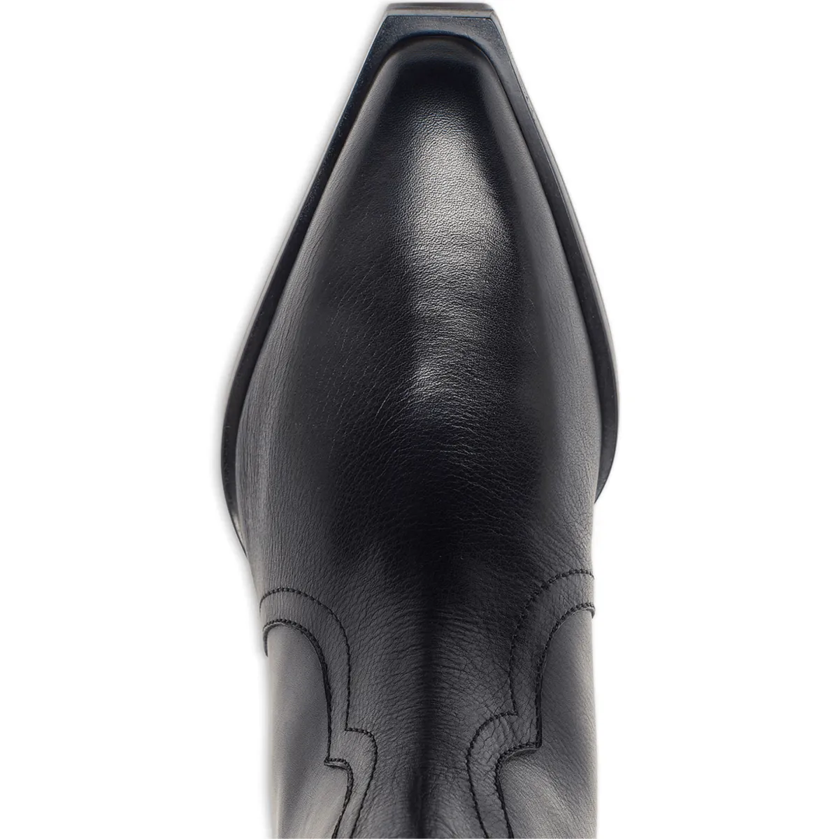 Free People Women's Cat Nap Cowboy Boots Black Leather Leather Brown Boots